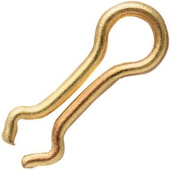 Do-It Brass Wire Eyes - Size No. 1 & No. 2 Lead Making Loops (Pack Of 50) - Saltwater Fishing